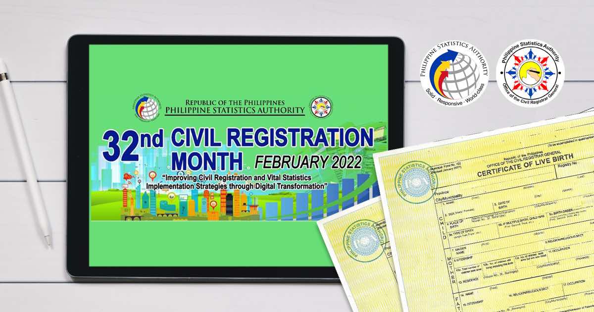 PSA celebrates 32nd Civil Registration Month