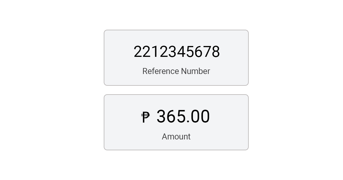 Type your reference number