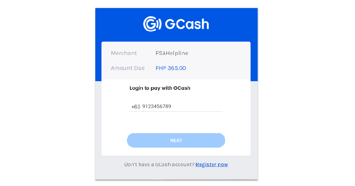 Gcash mobile number